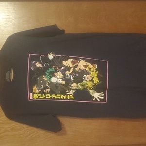 Navy Blue Graphic Tshirt My Hero Academia Group M
